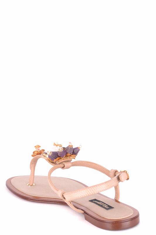 Dolce & Gabbana Sandali Codice prodotto: CQ0073 AD330 80703 SABBIA Grandi sconti