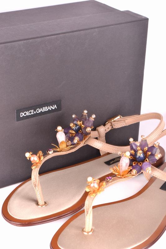 Dolce & Gabbana Sandali Codice prodotto: CQ0073 AD330 80703 SABBIA Grandi sconti