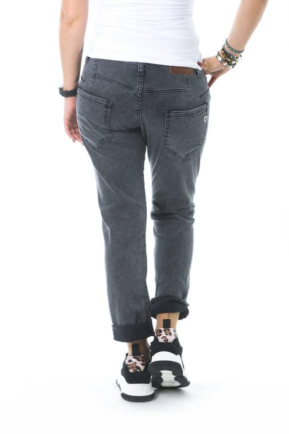 Please Jeans Please - Jeans P85 IV0 - Nero Denim In Vendita