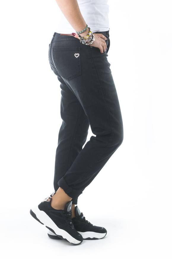 Please Jeans Please - Jeans P33 M7Q - Nero Denim Nuovo