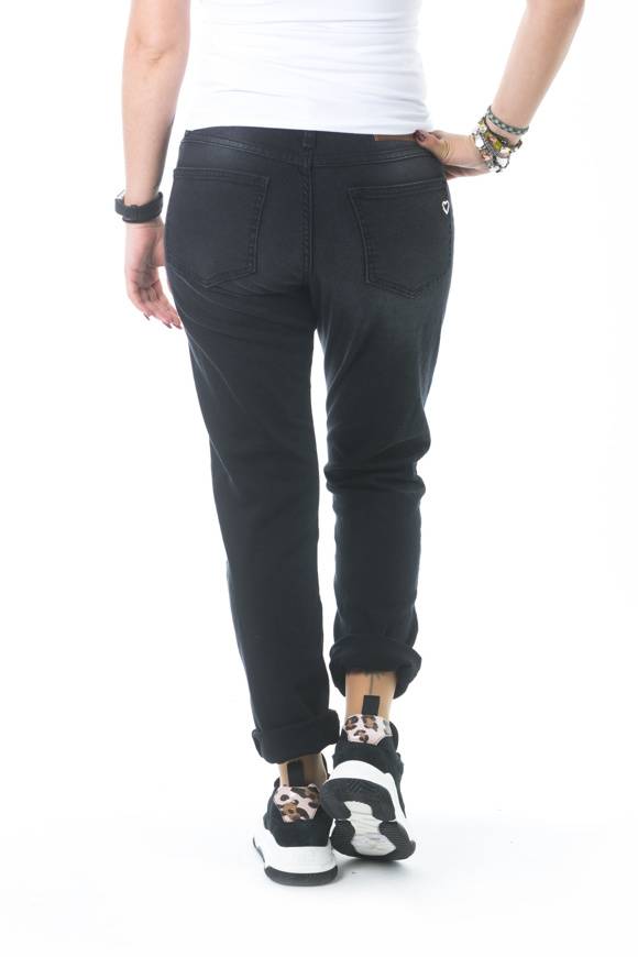 Please Jeans Please - Jeans P33 M7Q - Nero Denim Nuovo