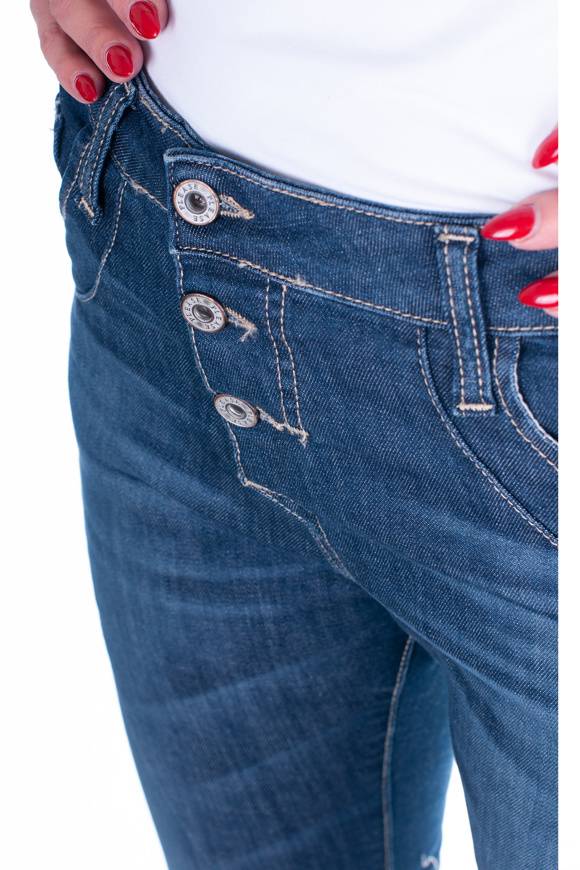 Please Jeans Please - Jeans P78 P3G - Blu Denim Vendite Flash