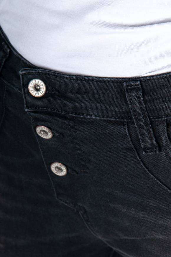 Please Jeans Please - Jeans P78 W4V - Nero Denim Nuova