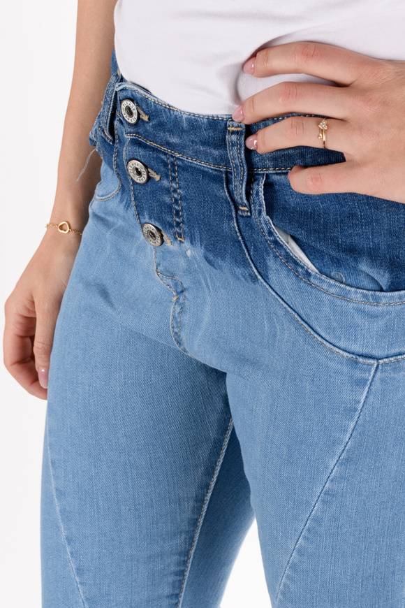 Please Jeans Please - Jeans P78 I5S - Blu Denim Qualità