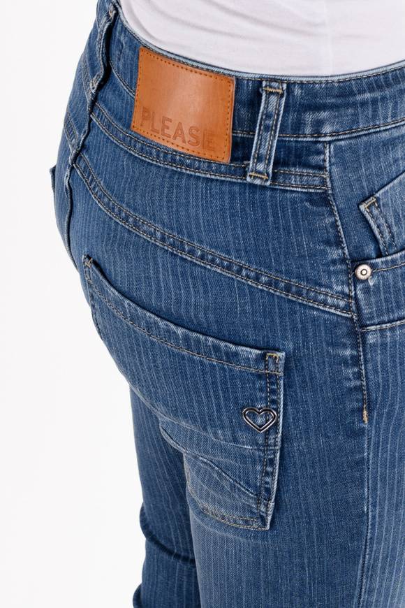 Please Jeans Please - Jeans P78 DVC - Blu Denim Vendita