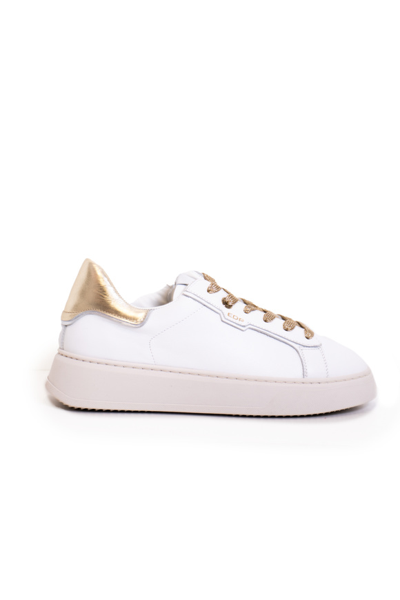 Please Jeans ED PARRISH ERIKA SNEAKER - BIANCO/PLATINO Soddisfazione Garantita