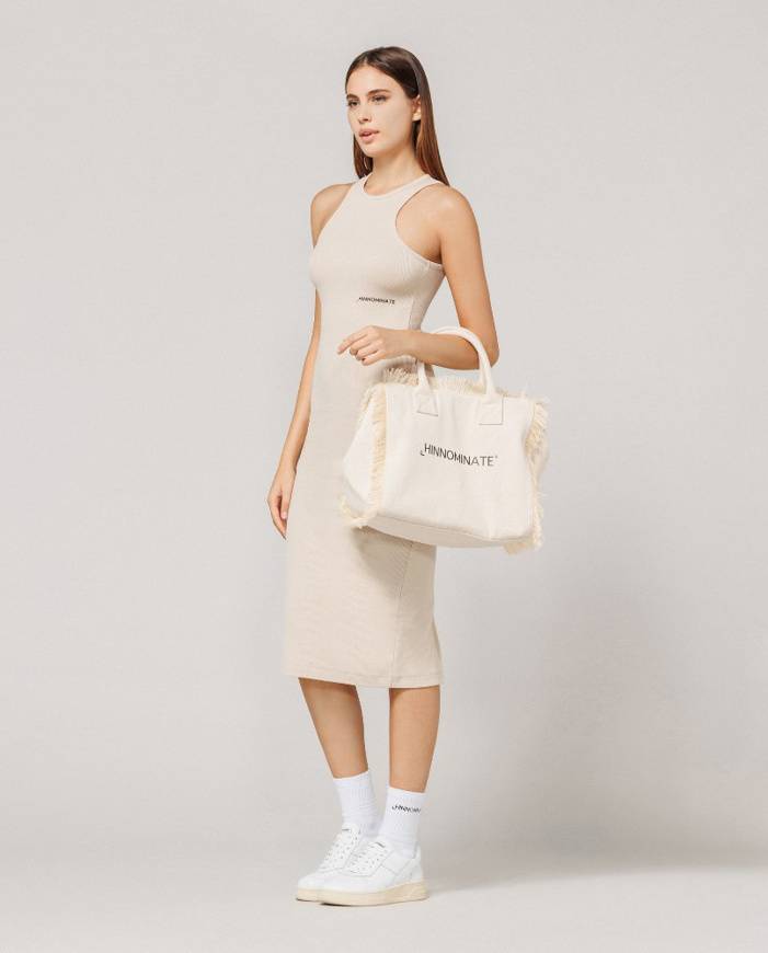 Please Jeans HINNOMINATE BORSA - OFF WHITE Negozi Online