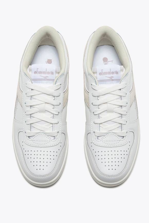 Please Jeans DIADORA SNEAKER BASKET LOW - 501 015 - WHITE LILAC MARMO Prezzo Ridotto
