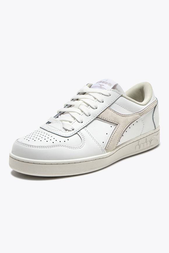 Please Jeans DIADORA SNEAKER BASKET LOW - 501 015 - WHITE LILAC MARMO Prezzo Ridotto