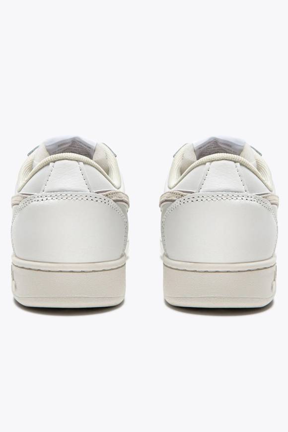Please Jeans DIADORA SNEAKER BASKET LOW - 501 015 - WHITE LILAC MARMO Prezzo Ridotto