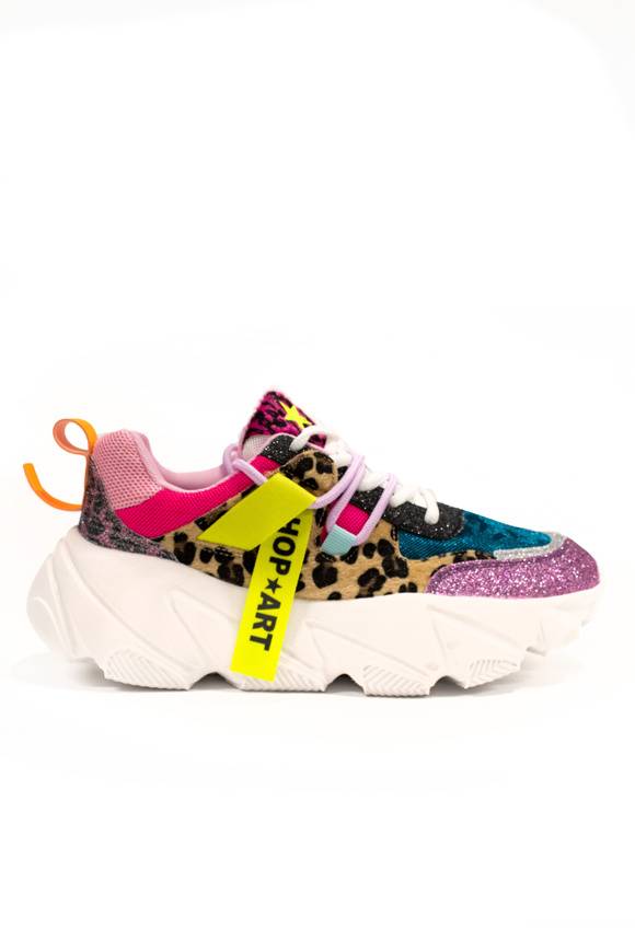 Please Jeans SHOP ART - SNEAKER 221 - MULTICOLOR