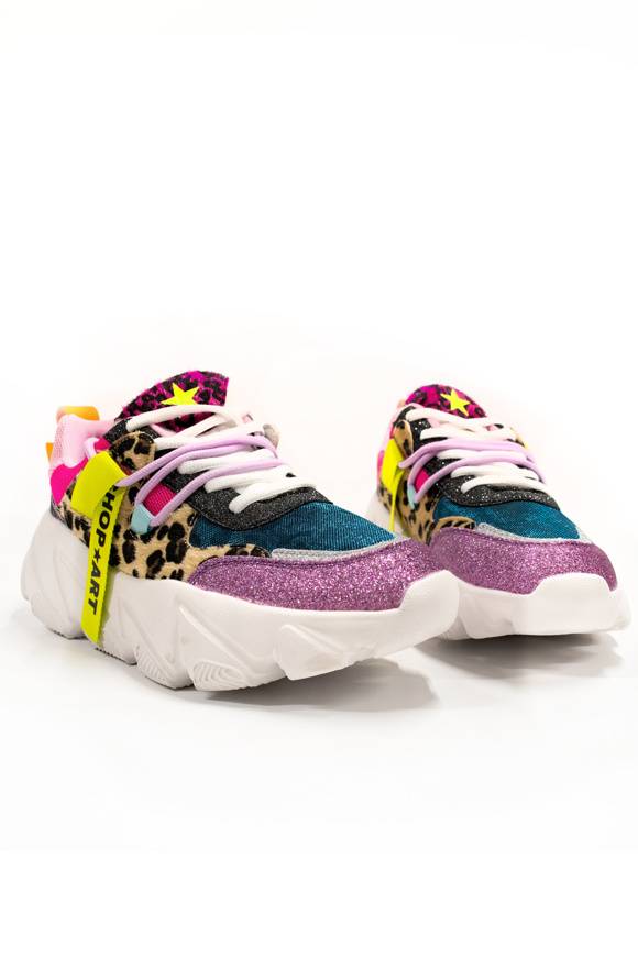 Please Jeans SHOP ART - SNEAKER 221 - MULTICOLOR Novità