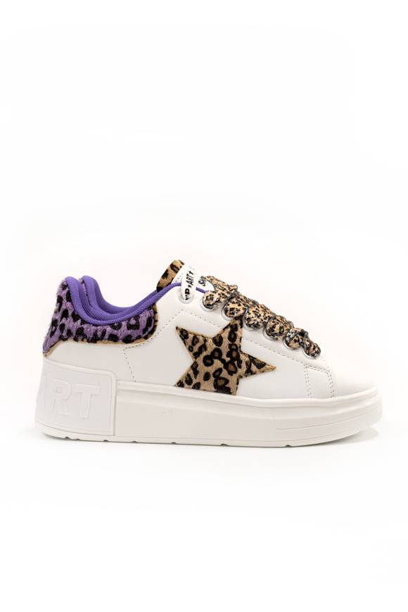 Please Jeans SHOP ART - SNEAKER 208 - WHITE MACULATO Presa