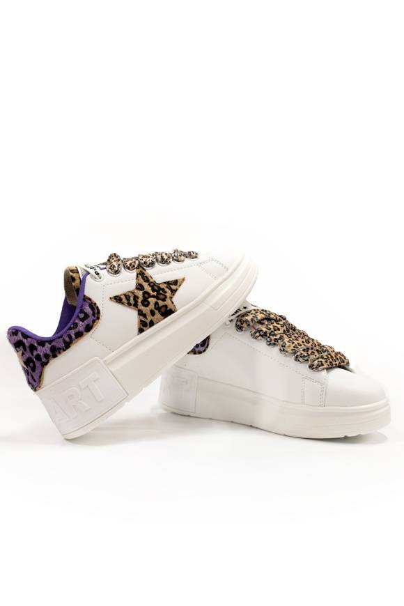Please Jeans SHOP ART - SNEAKER 208 - WHITE MACULATO Presa