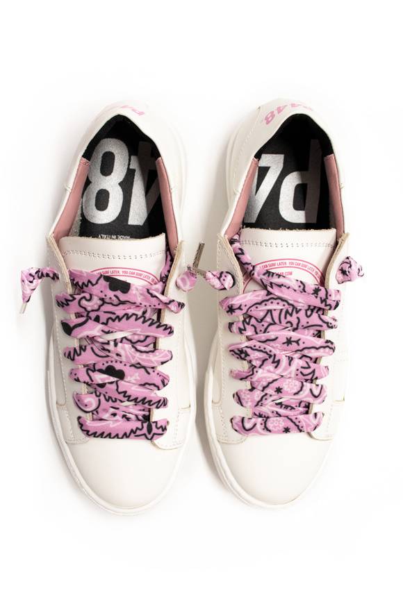 Please Jeans P448 - SNEAKER BTHEA - BANANA PINK Offerta