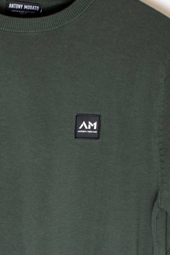 Please Jeans ANTONY MORATO MAGLIA - MILITARE In Saldo