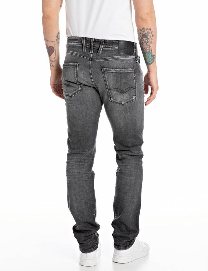 Please Jeans REPLAY JEANS ANBASS - M91 672 - GREY DENIM Nuova