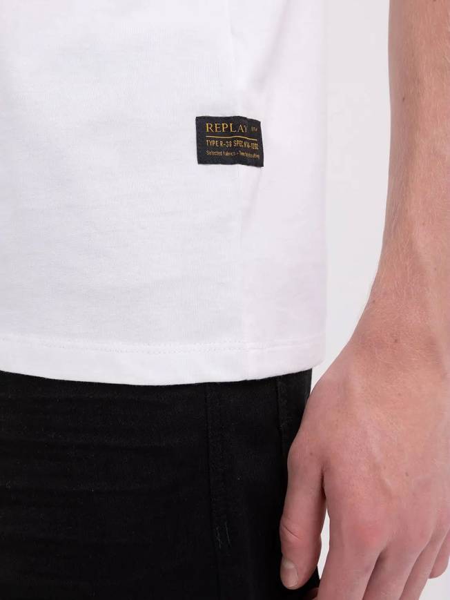 Please Jeans REPLAY T-SHIRT - M67 660 - WHITE Italia