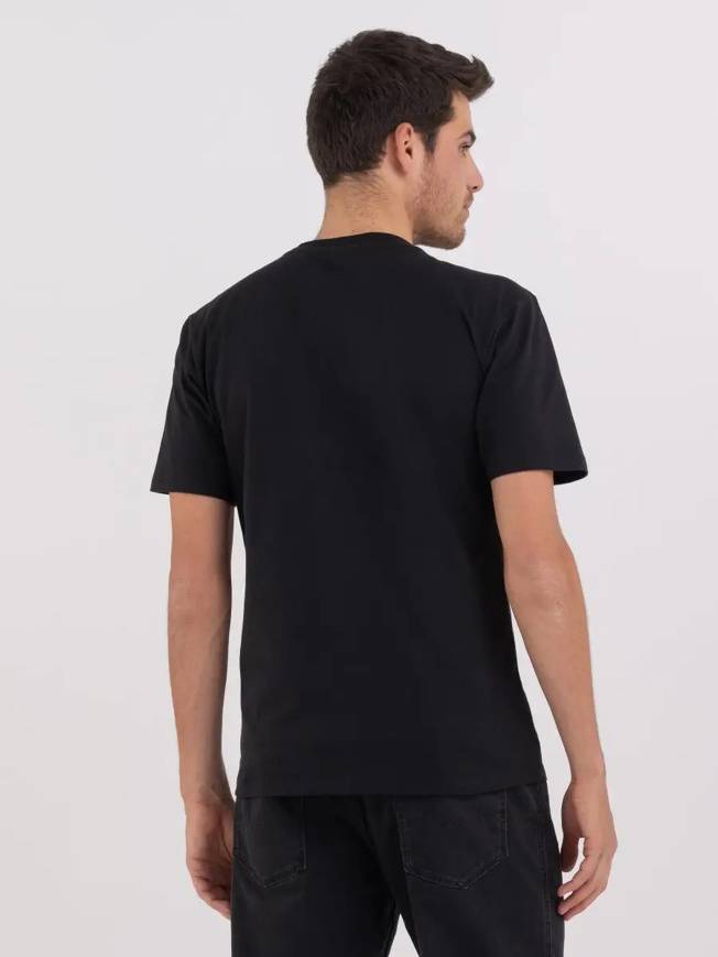 Please Jeans REPLAY T-SHIRT - M67 660 - BLACK 2025