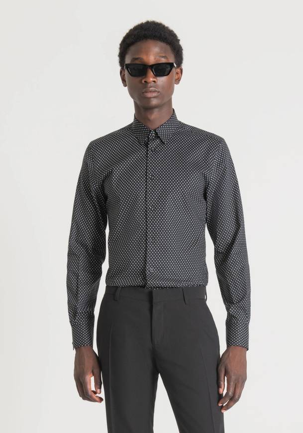 Please Jeans ANTONY MORATO CAMICIA NAPOLI - BLACK