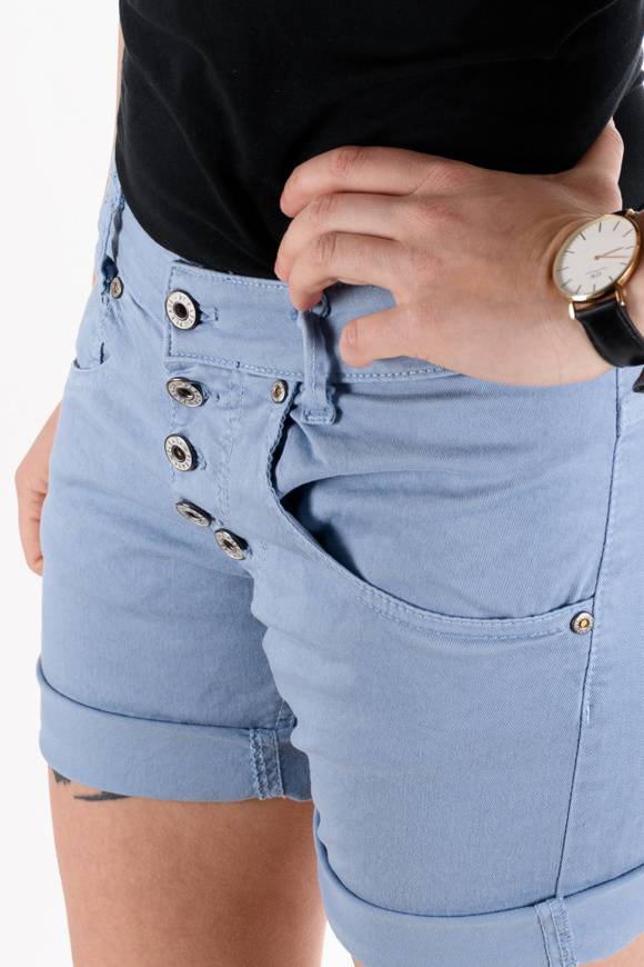 Please Jeans Please - Shorts P88 N3N - Blu Blizzard Soddisfazione Garantita