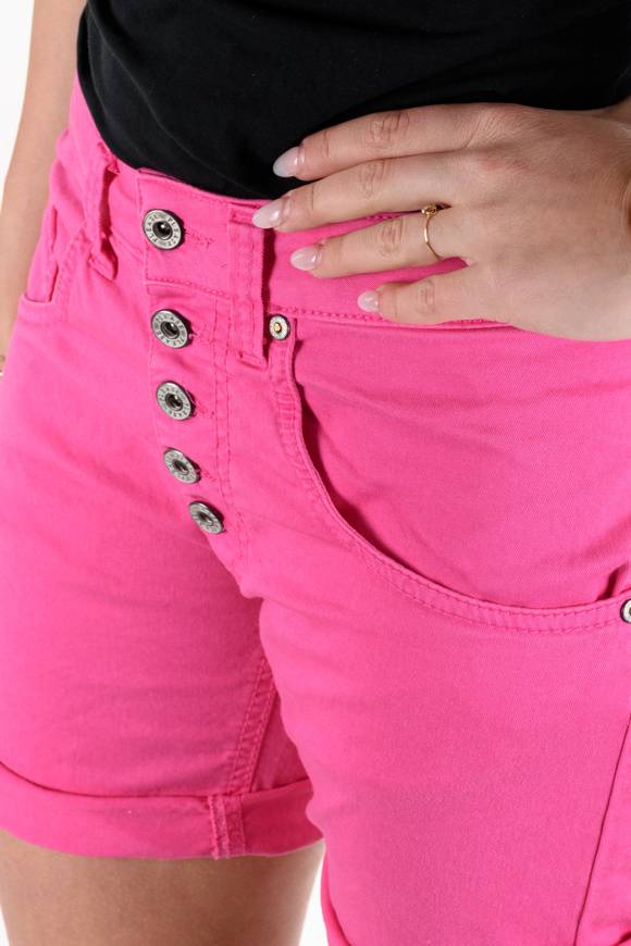 Please Jeans Please - Shorts P88 N3N - Luminous Pink Negozi Online