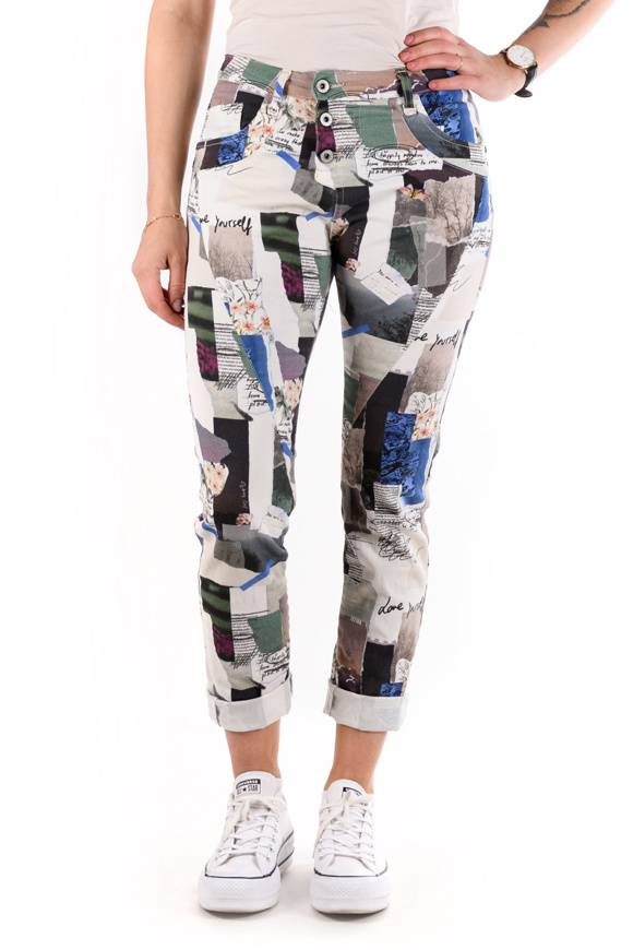 Please Jeans Please LIMITED EDITION - Pantaloni P78 C20 - Multicolor Acquista Ora
