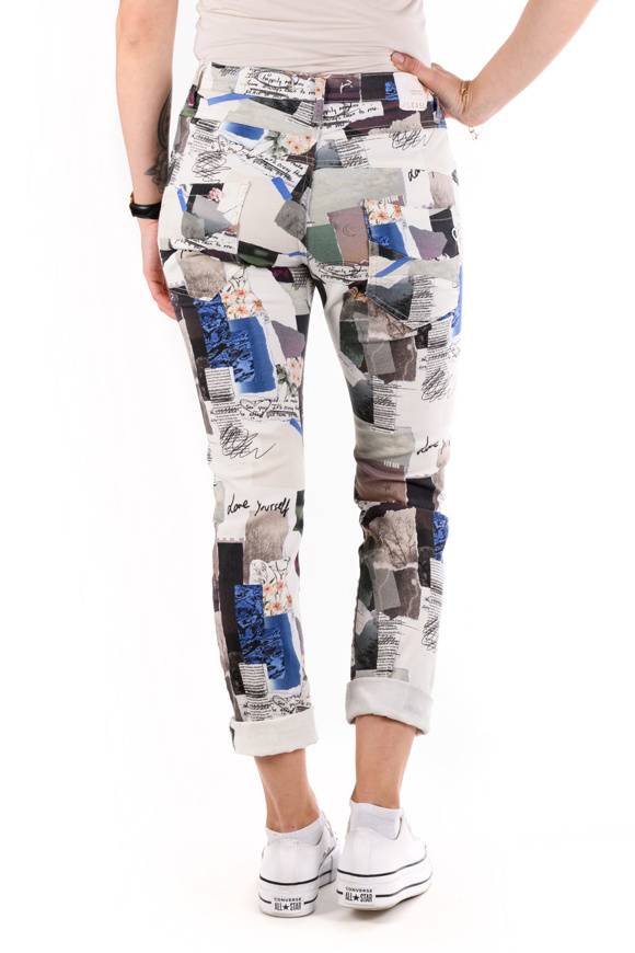 Please Jeans Please LIMITED EDITION - Pantaloni P78 C20 - Multicolor Acquista Ora