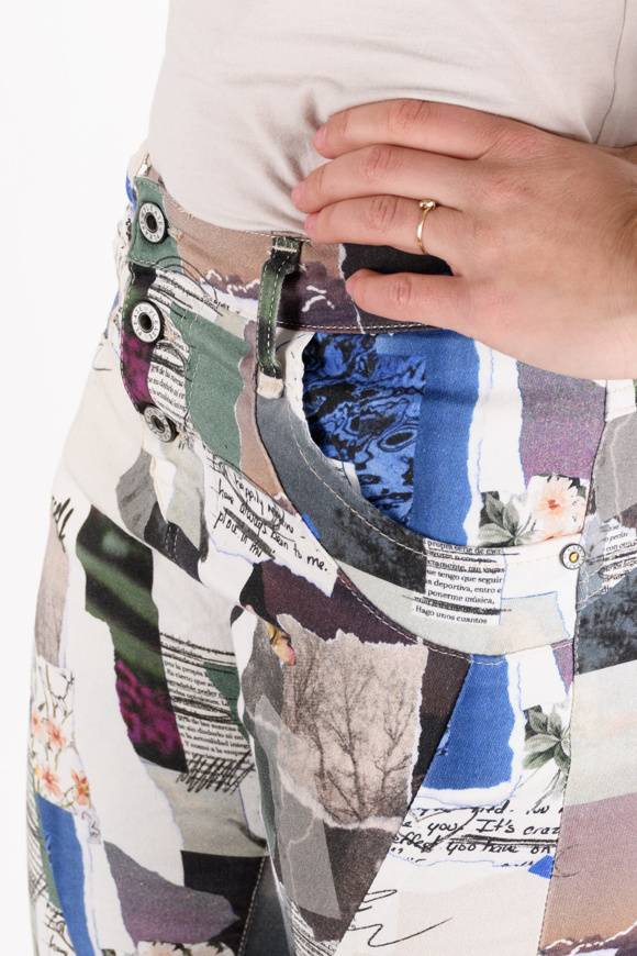Please Jeans Please LIMITED EDITION - Pantaloni P78 C20 - Multicolor Acquista Ora
