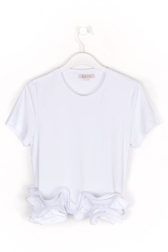Please Jeans Please - Maglietta T0N 000 - Bianco Promozione Limitata