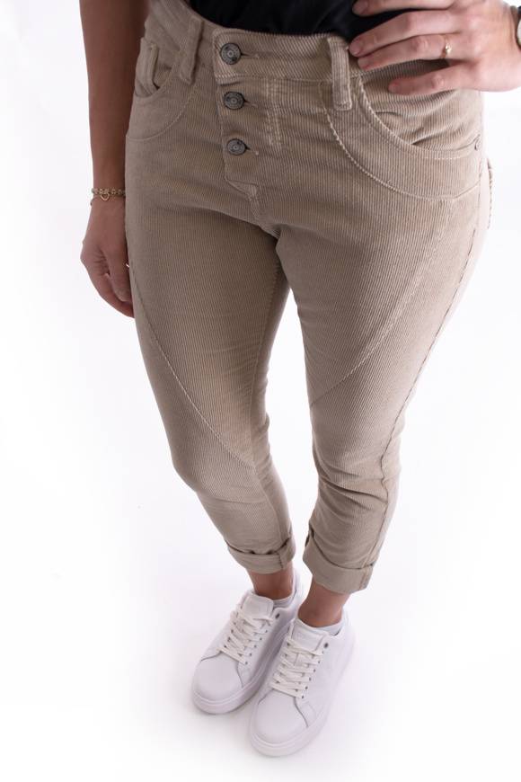 Please Jeans PLEASE PANTALONI CORD P78 - NOCCIOLA Prezzo Ridotto