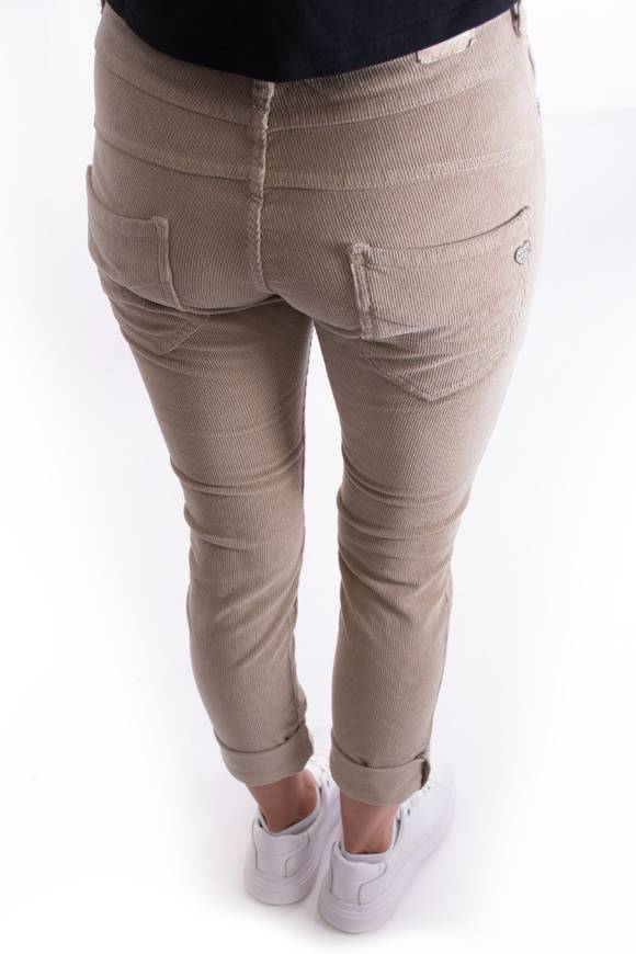 Please Jeans PLEASE PANTALONI CORD P78 - NOCCIOLA Prezzo Ridotto