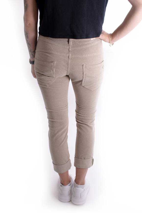 Please Jeans PLEASE PANTALONI CORD P78 - NOCCIOLA Prezzo Ridotto