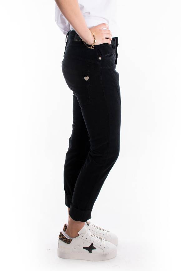 Please Jeans PLEASE CORD PANTALONI P78 - NERO Sottocosto