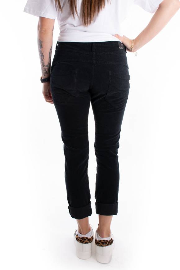 Please Jeans PLEASE CORD PANTALONI P78 - NERO Sottocosto