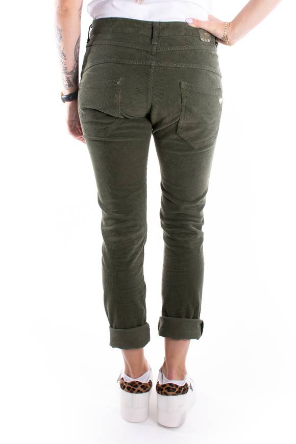 Please Jeans PLEASE CORD PANTALONI P78 - MURKY GREEN Convenienza