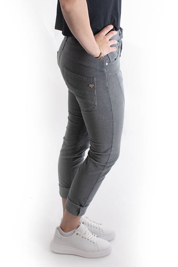 Please Jeans PLEASE CORD PANTALONI P78 - GARGOYLE Novità