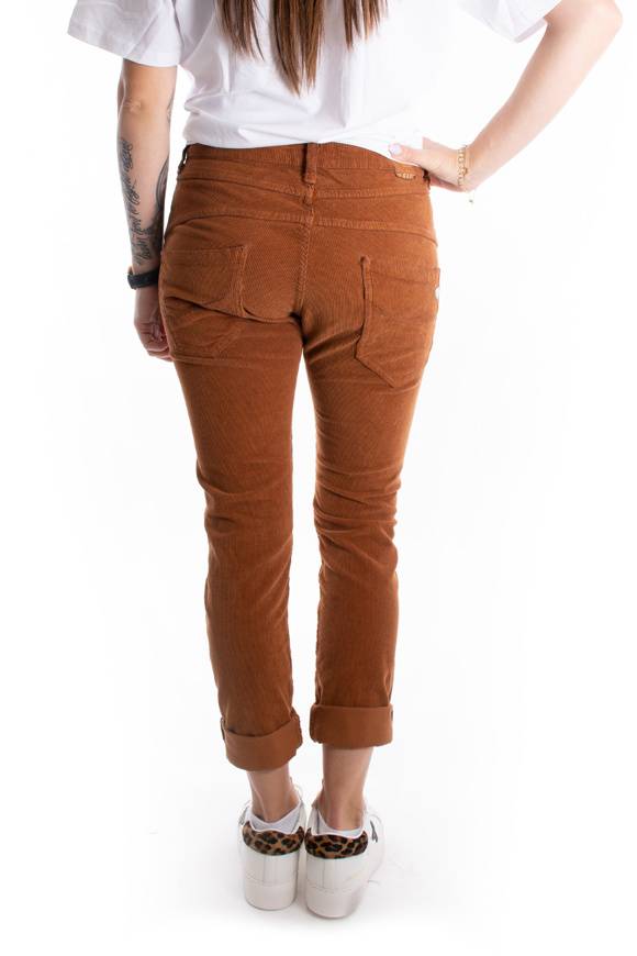 Please Jeans PLEASE PANTALONI CORD P78 - BRUCIATO 23 Presa