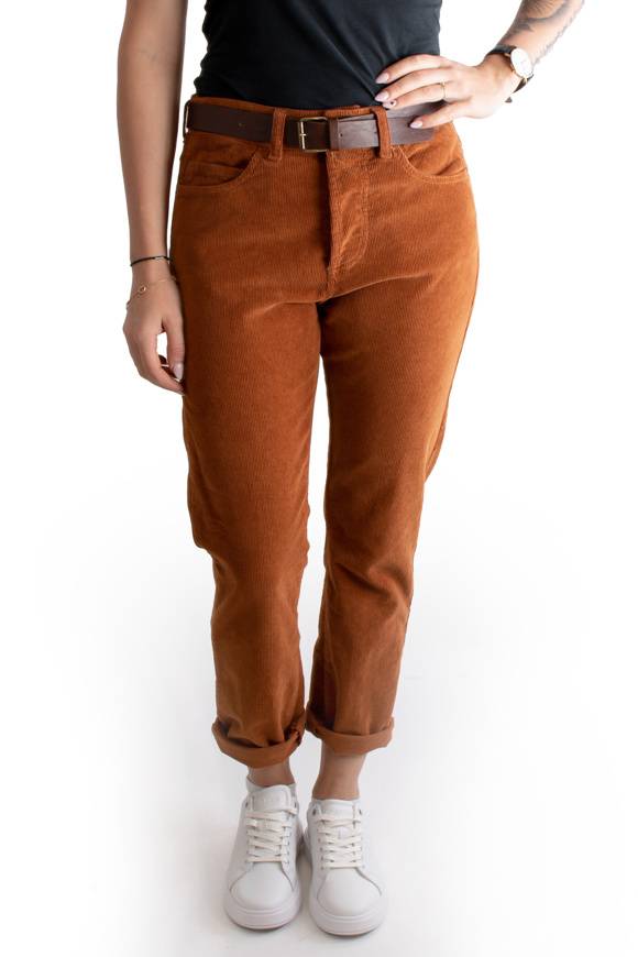 Please Jeans PLEASE CORD PANTS - P2T N3N - BRUCIATO 23 Offerta