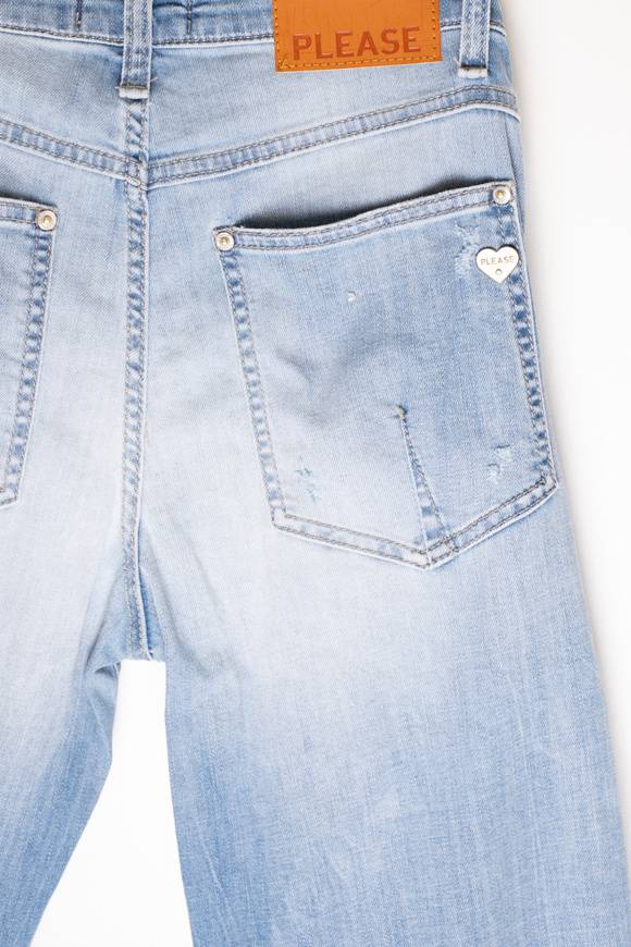 Please Jeans PLEASE JEANS - P0V W2R - BLU DENIM Outlet