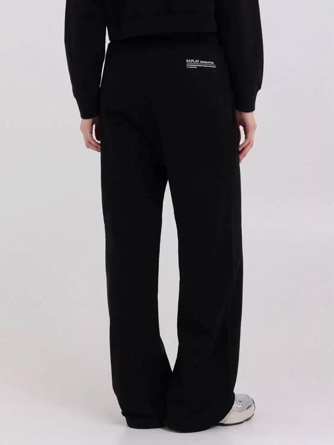Please Jeans REPLAY PANTALONE - BLACK Saldi Di Fabbrica