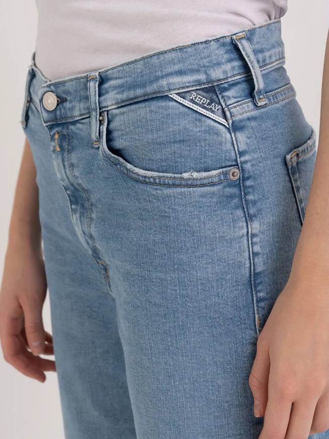 Please Jeans REPLAY JEANS FAHRA - WA4 523 - BLU DENIM Negozio