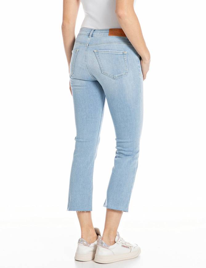 Please Jeans REPLAY JEANS FAABY - WC4 639 - LIGHT BLUE Fino Al -60%