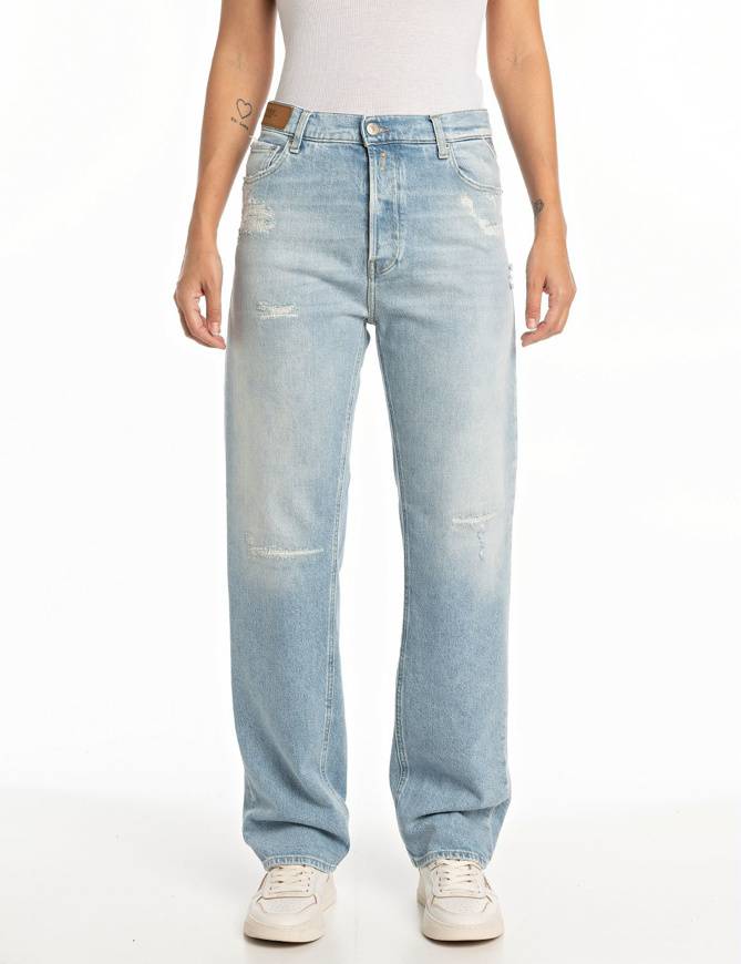 Please Jeans REPLAY JEANS JAYLIE - WA4 97B - BLUE DENIM Shopping Online