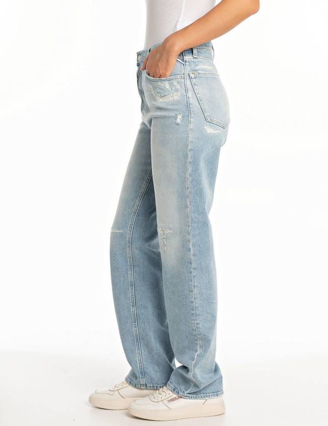 Please Jeans REPLAY JEANS JAYLIE - WA4 97B - BLUE DENIM Shopping Online