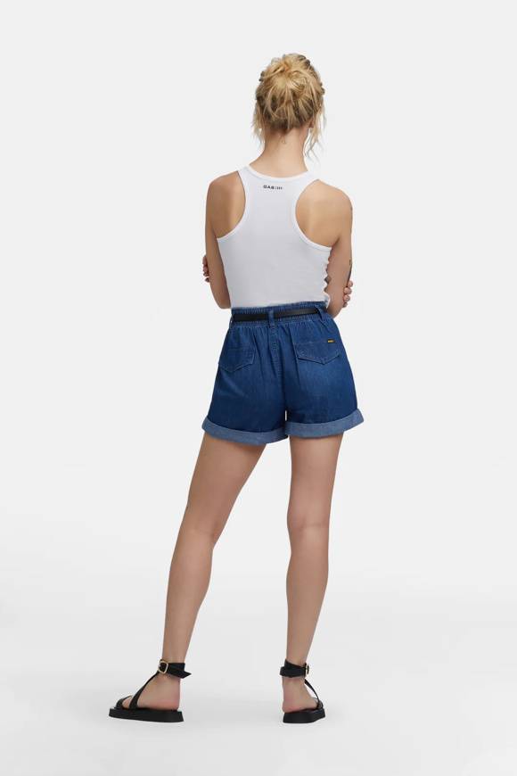 Please Jeans GAS FRANCESCA SHORTS - BLUE Affare Del Giorno