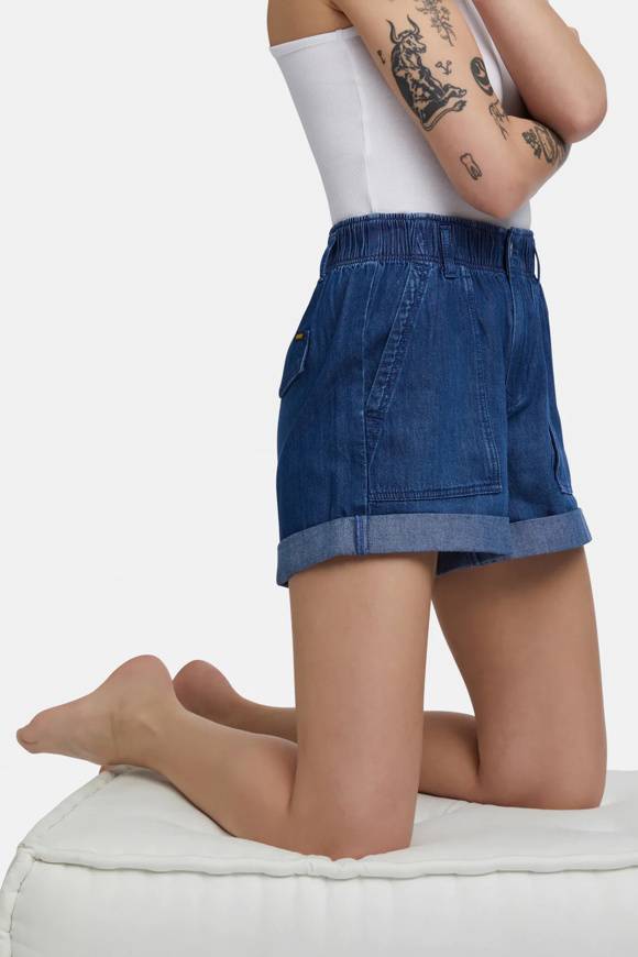 Please Jeans GAS FRANCESCA SHORTS - BLUE Affare Del Giorno