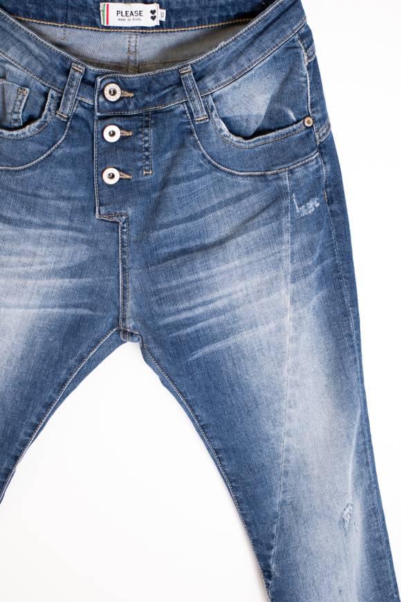 Please Jeans PLEASE JEANS - P78 PZG - BLU DENIM Economico