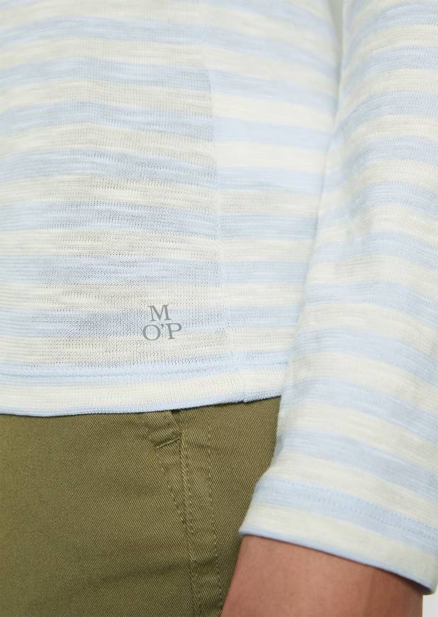 Please Jeans MARCO POLO T SHIRT - 402 597 - MULTI/CALM SEA In Vendita