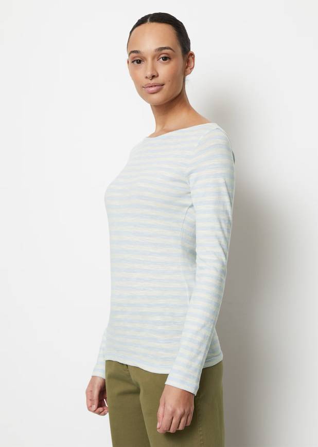 Please Jeans MARCO POLO T SHIRT - 402 597 - MULTI/CALM SEA In Vendita